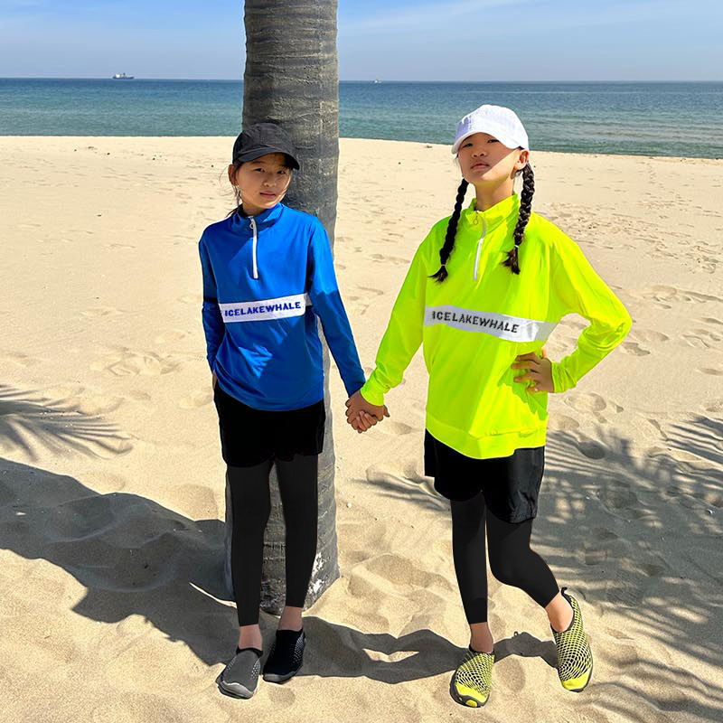 Rash Guard Long Sleeve - Tre pezzi manica lunga Neon Cover