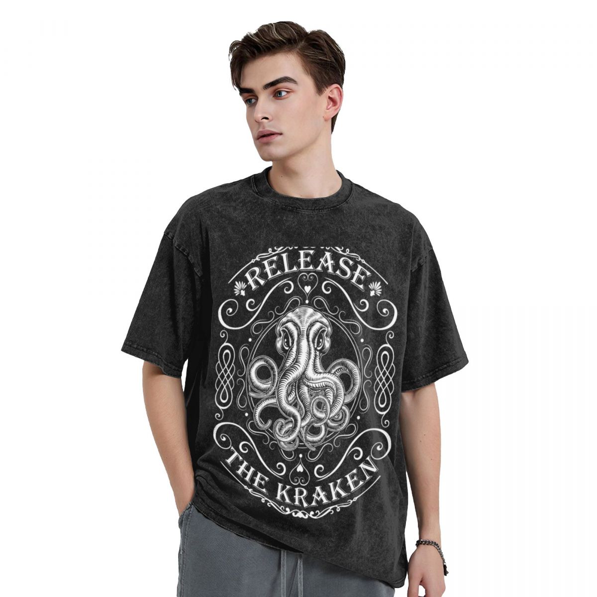 Summer Clothing Release - Rilascia la maglietta kraken vestiti estetici