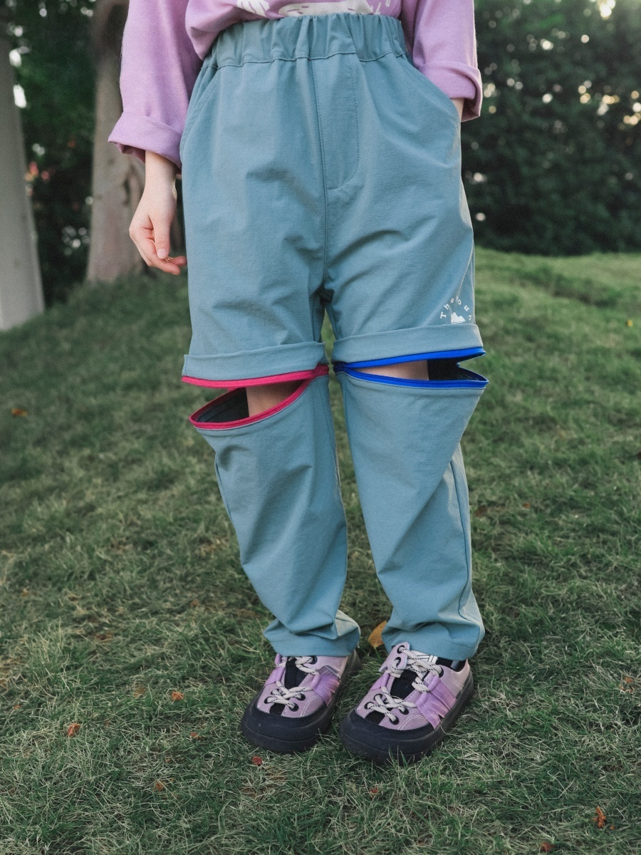 Summer Away Clothing Brand - Pantaloni Estivi Staccabili per Bambini, Asciugatura