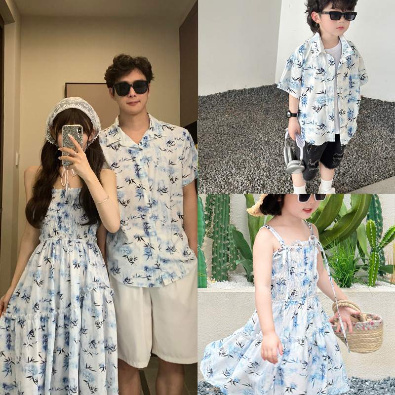 Summer Clothing Resort - Resort coppia Look genitori e bambini