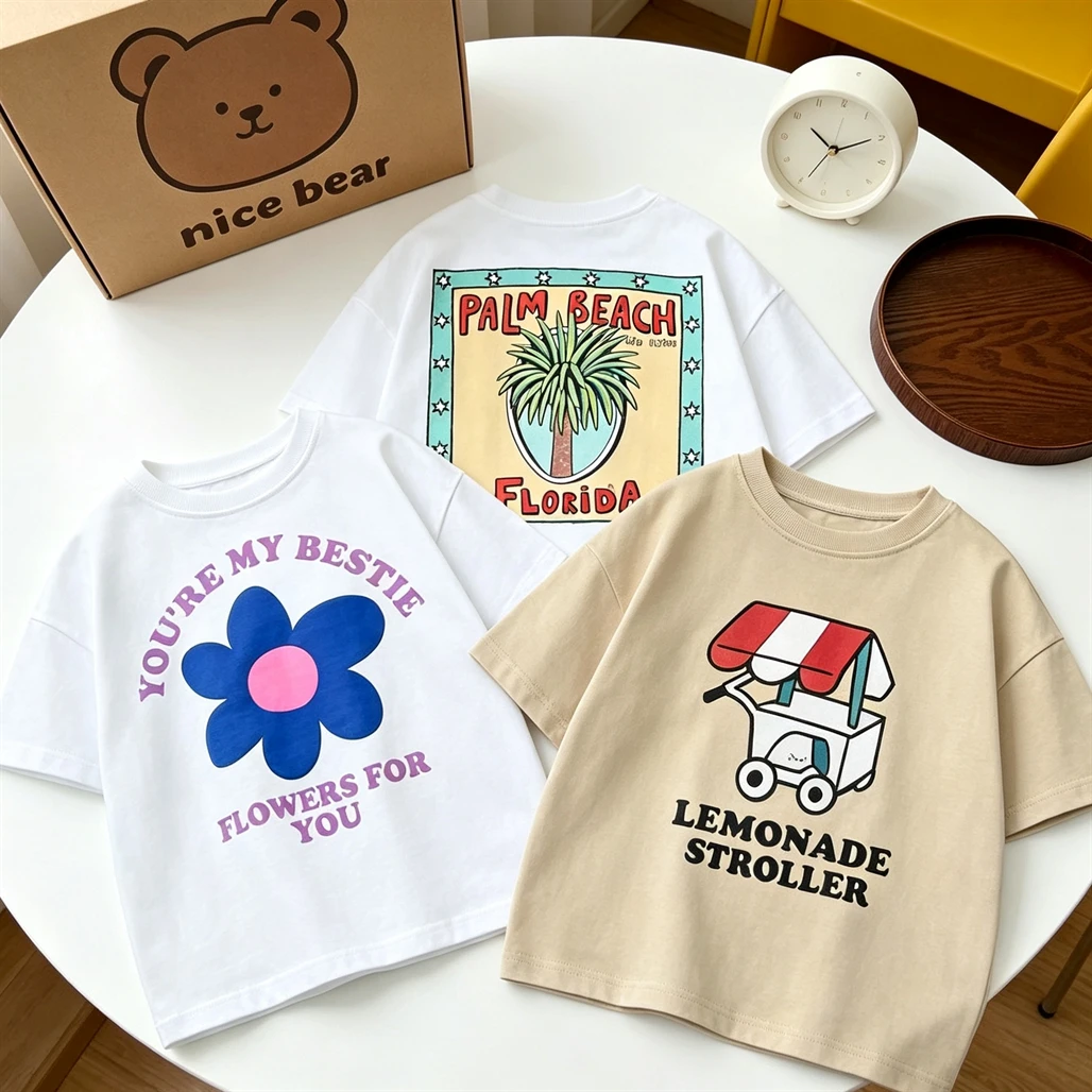 Summer Loving Kids Clothing - Abbigliamento Estivo 2026 per Bambini: T-shirt