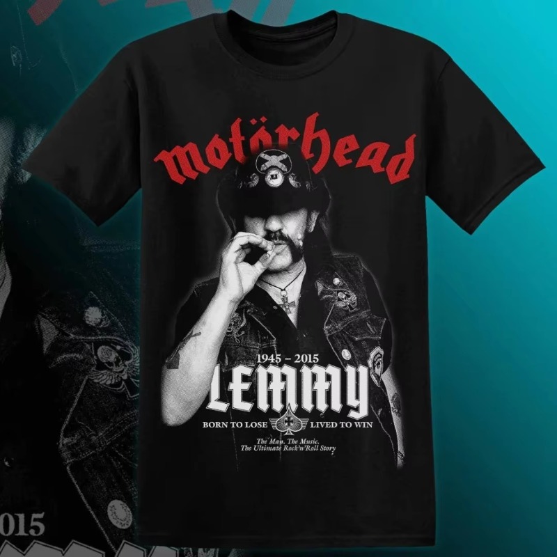 Summer Clothing Brands For Women - T-Shirt MOTÖRHEAD LEMMY per Uomo e