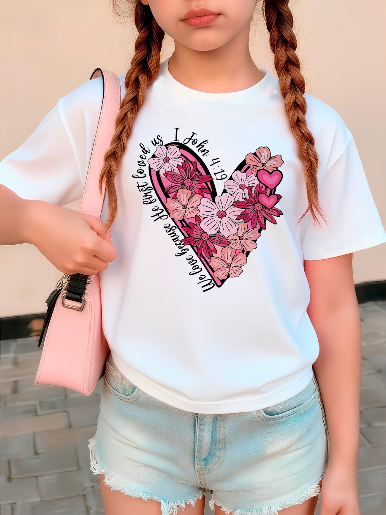 Summer Loving Kids Clothing - T-shirt vintage con stampa floreale a