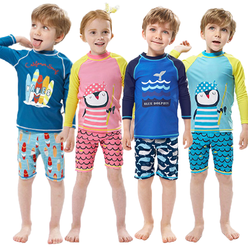 Rash Guard Long Sleeve - Costume da bagno per bambini con