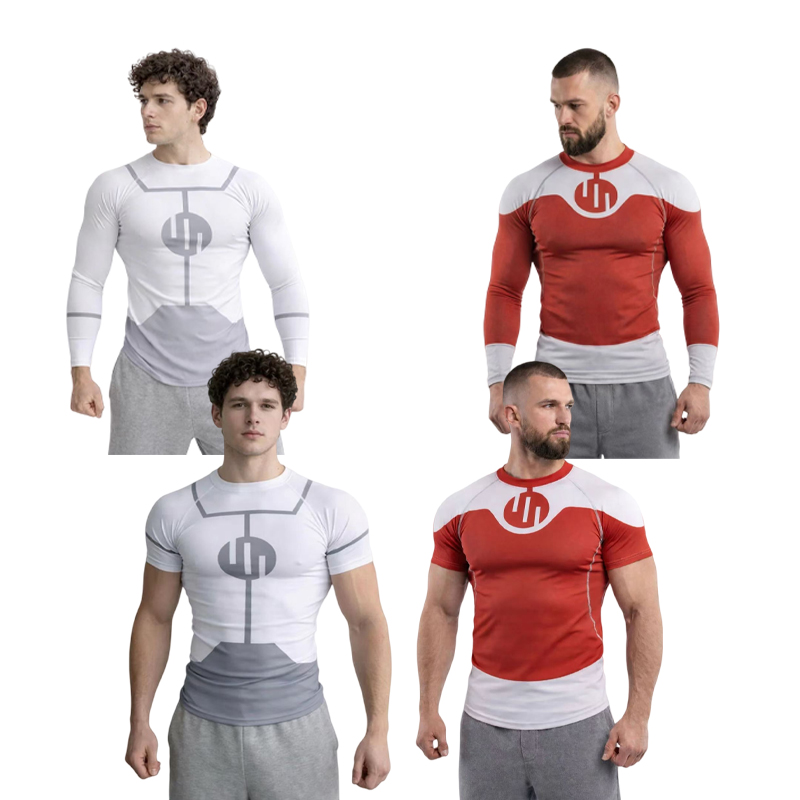 Rash Guard Long Sleeve - Maglietta Rash Guard Invincibile per Cosplay,
