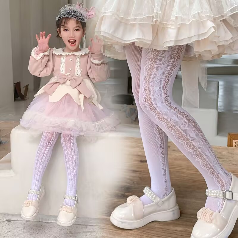 Summer Loving Kids Clothing - Collant Estivi per Bambine con Cuori,