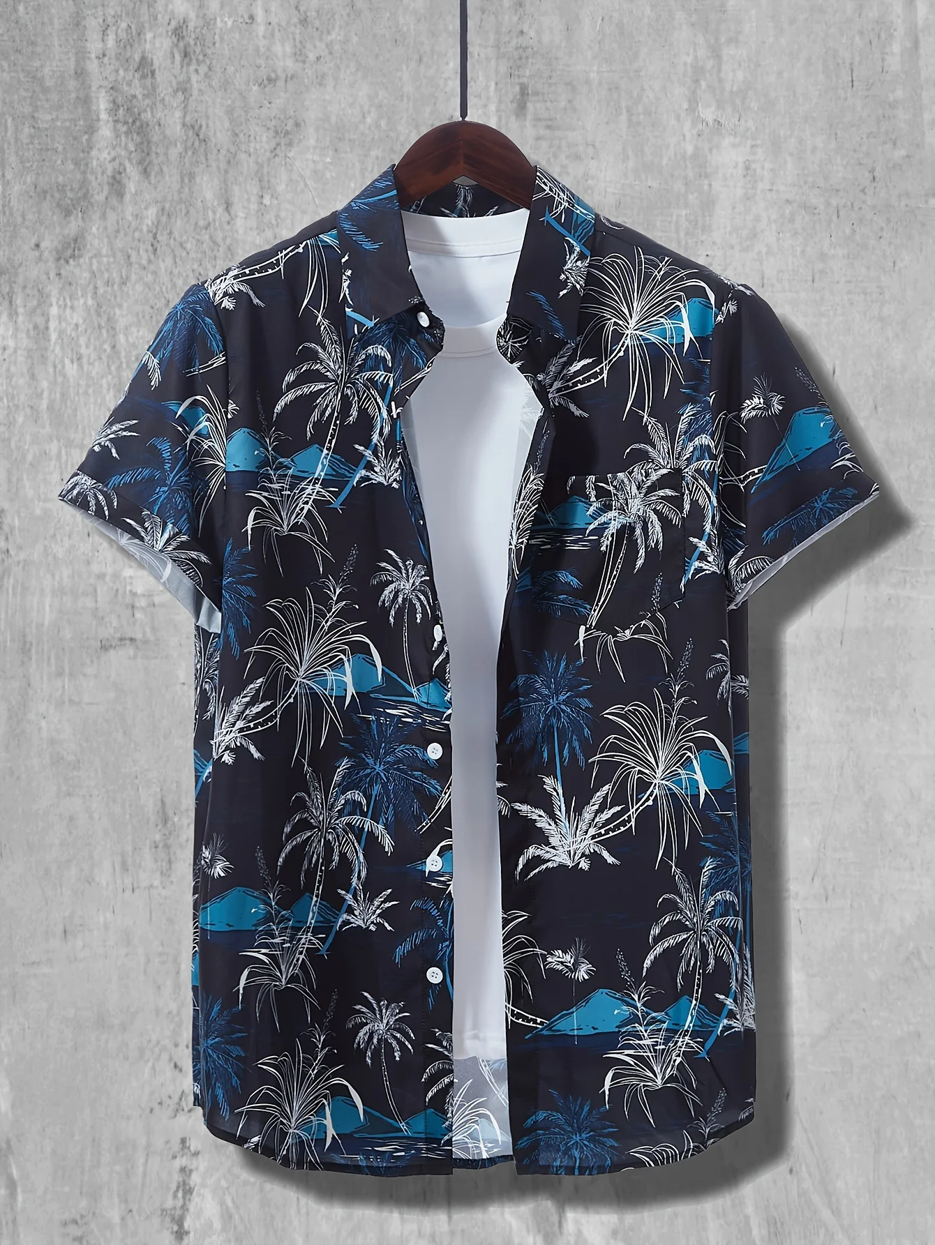 Summer Clothing Resort - Camicia hawaiana con stampa di palme