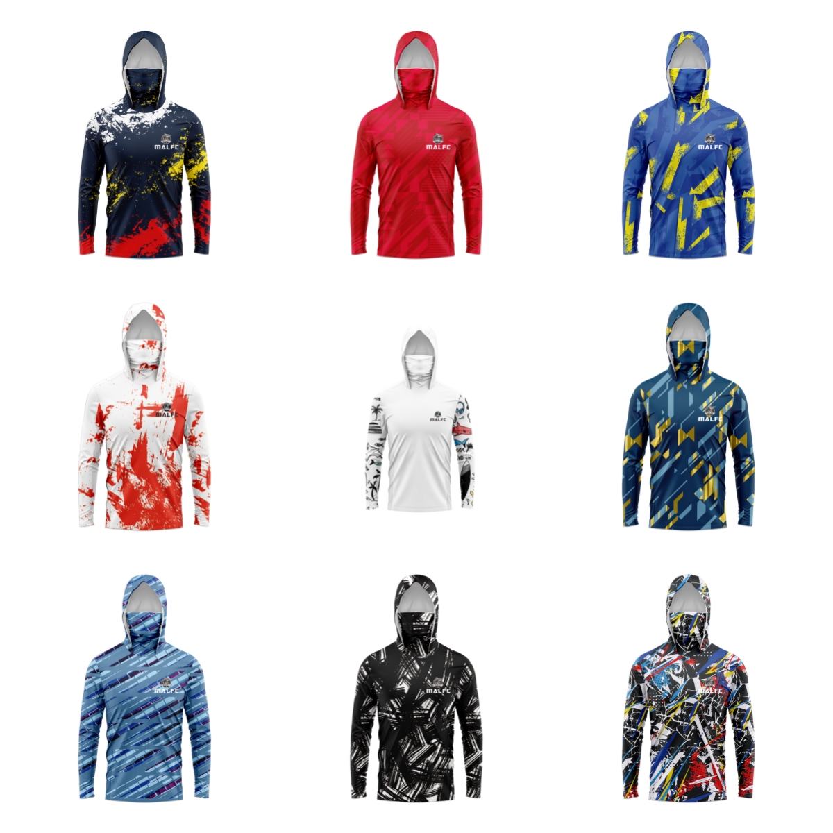 MALFC Camicia da pesca con cap - Rash Guard Long Sleeve recensione e prezzo