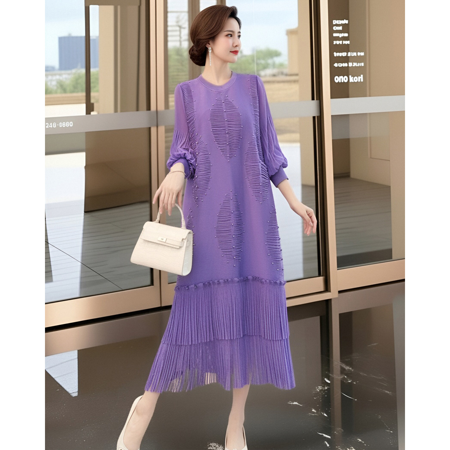 Gonna a Pieghe Stile Miyake co - Summer Clothing Resort recensione e prezzo