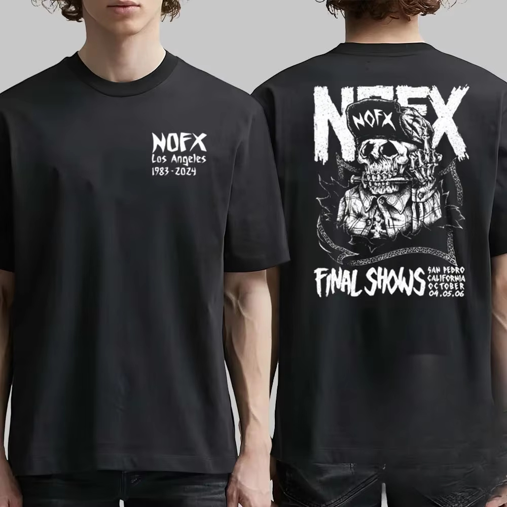 T-shirt Vintage NOFX Rock Band - Summer Clothing Brands For Women recensione e prezzo