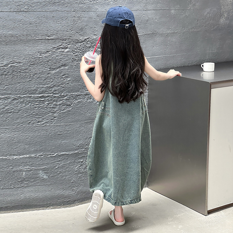 Vintage Blue Bambini Ragazze A - Summer Clothing For Kids Girls recensione e prezzo