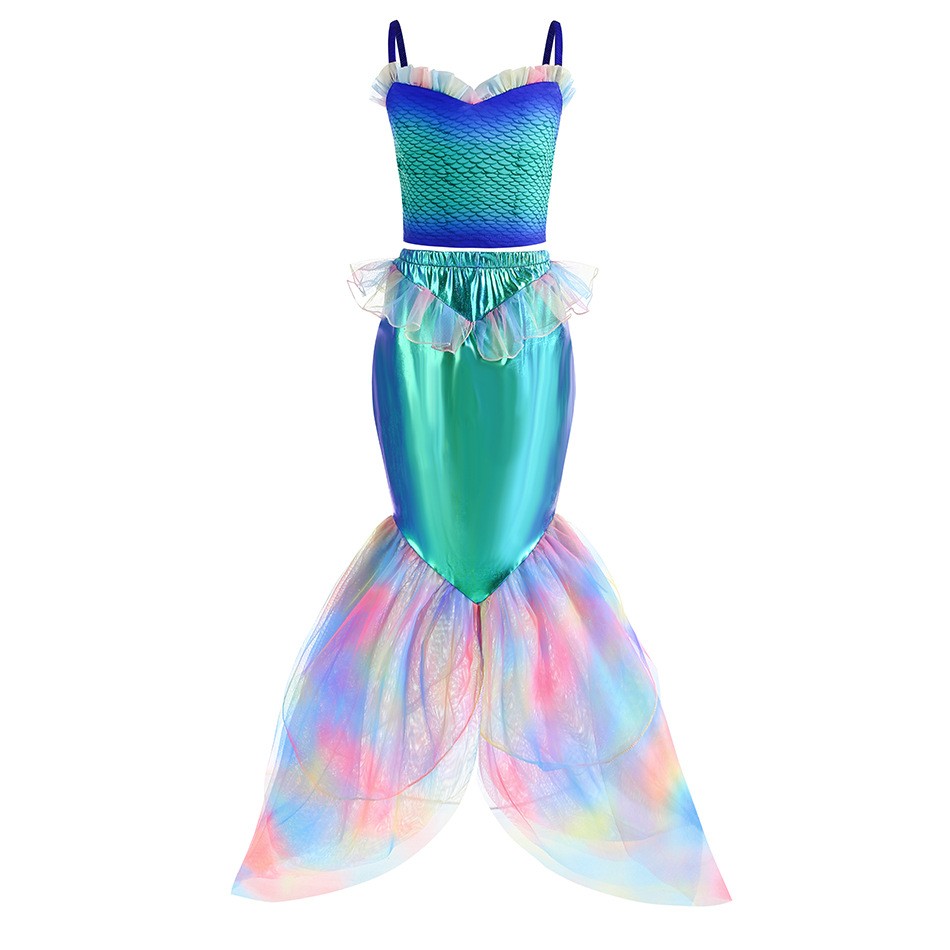 Disney Sirena Vestire Costume  - Summer Clothing For Kids Girls recensione e prezzo