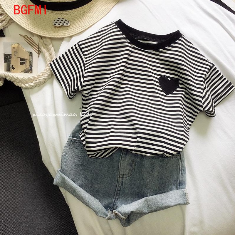 T-Shirt a maniche corte a righ - Summer Loving Kids Clothing recensione e prezzo